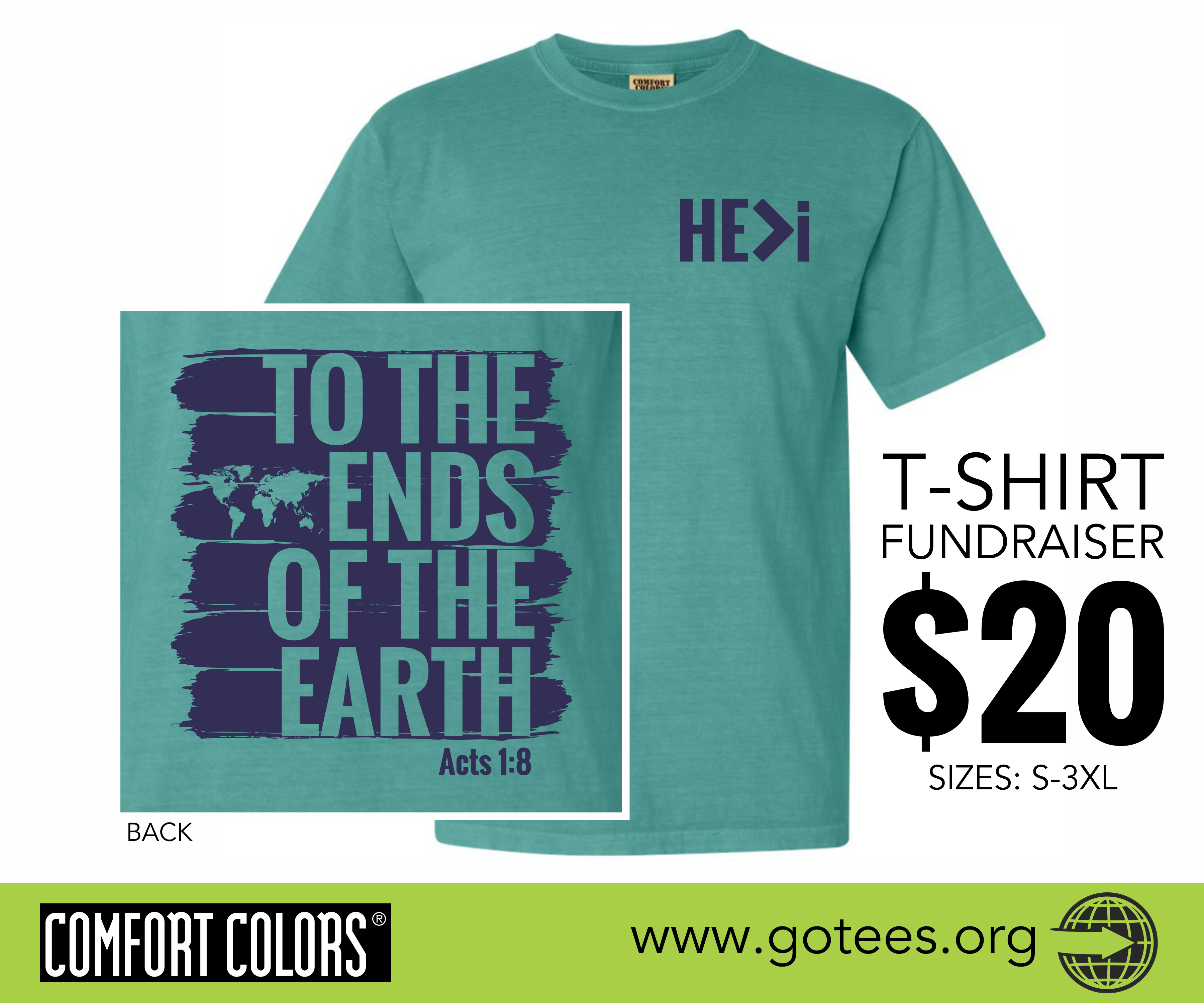 shirt fundraiser online